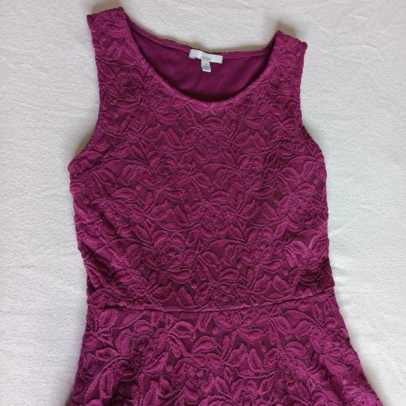 Soprano Sz SM Pink Fit and Flare Sleeveless Dress - Picture 4 of 10